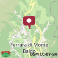 Map Casa in Montagna, in posizione panoramica sul Monte Baldo, vicino al Lago di Garda, Altezza 1000 mt