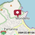 Mappa Casa in Villa a Mondello-700m dal mare