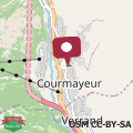 Mapa Casa Julie - CIR COURMAYEUR 0157 -