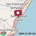 Mappa Casa La Ferula apt3 vicino al mare e Taormina con terrazza panoramica