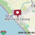 Map Casa La Marina a Marina di Cecina by Zoom In Earth