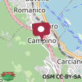 Mappa CASA LAGO MAGGIORE Tavern, living room, attic, bathroom