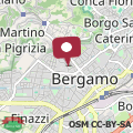 Mappa Casa LALLA in centro storico a Bergamo