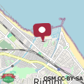 Map Casa Ledrugge 100m from the sea Darsena Rimini