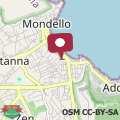 Mappa Casa Lighea Mondello - 200 mt dalla spiaggia