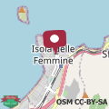 Map Casa Lucid'Amare relax, sea at Isola delle Femmine