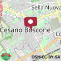 Mappa Casa Manolo Cesano Suite Apartment Milan