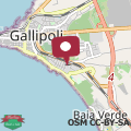 Mapa Casa mare azzurro vicina alla spiaggia di Gallipoli