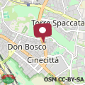 Mapa Casa Margherita, apartment in Cinecittà