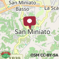 Map Casa Margherita Apartment - San Miniato Centro Storico