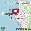 Map Casa Maria apartment in the old town of Alghero - IUN R7660