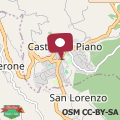 Mappa CASA MARIA Castel del Piano appartamento vista montagna in zona centrale