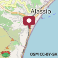 Map Casa Marte - Alassio