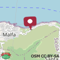 Map Casa Massimo - tra Malfa e Santa Marina, vista mare