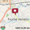 Mapa casa MEV è un attico in centro a Fiume Veneto