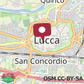 Map Casa Mirella, central smart GROUND FLOOR apartment inside Lucca