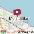Karte Casa Mola di Bari