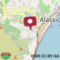Map Casa Neghelli - Alassio