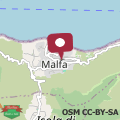 Map Casa Nica, giardino e vista mare