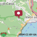 Mapa Casa Nonna Rosa, Sea and Mountain with Wi-Fi