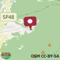 Map Casa Oliva Casperia, house & private olive grove