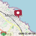 Mapa Casa Pepitas apt sea front Monopoli - Happy Rentals