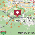 Mapa Casa per vacanze in Meana di Susa