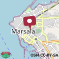 Mapa Casa Perla Centro Storico Marsala