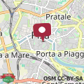 Mapa Casa Pisa centro Wi-Fi