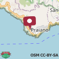 Map Casa Rispoli Praiano