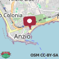 Map Casa Riviera Zanardelli - Anzio Centro