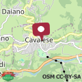 Map Casa Rododendro - Cavalese Dolomites