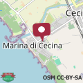 Mappa Casa Rosa Marina di Cecina