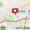 Mapa Casa Rosa Aosta