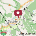 Map Casa Rossa - Italian Style in Sestriere