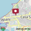 Mappa Casa Rubino a Trapani