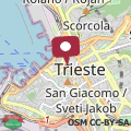 Map Casa Saba Trieste Luxury Apartment with terrace