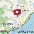 Map Casa San Filippo Pontone di Scala Amalfi Coast