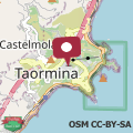 Map Casa Santa Domenica - Taormina Town Center