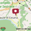 Mapa Casa Sestrieres Chalet Vialattea