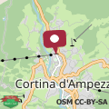 Mappa Casa Sette, in centro a Cortina d Ampezzo