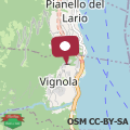 Mapa Casa Sogno di Mara vista Lago