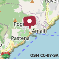 Map Casa Sopramare appartamento con terrazzo panoramico