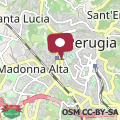 Map Casa Stella, Perugia