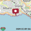 Map Casa sulla spiaggia di Boccadasse