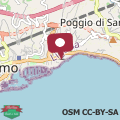 Map Tirrenia beach house - sea front with private beach