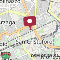 Mappa M4 Tolstoj - Milano vicino Navigli e Duomo