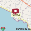 Mappa Casa Tramonti spiaggia a 50mt