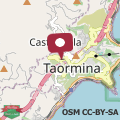 Mapa Casa Turiddu Taormina