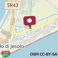 Map Casa vacanza a Jesolo con giardino privato e box auto per famiglie